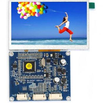 4.3 RGB TFT LCD Panel Module 480x272 VGA Keyboard DC12V for Industrial Equipment
