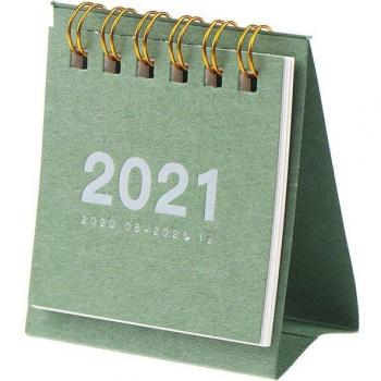 Calendrier de bureau avec décorations