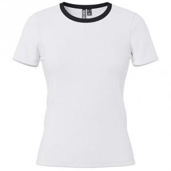 T-Shirt May 17154483 Bianco Slim Fit