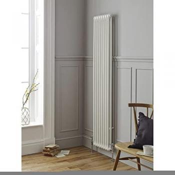 Kartell Laser Klassic White Metal Vertical Radiator 1800mm x 335mm