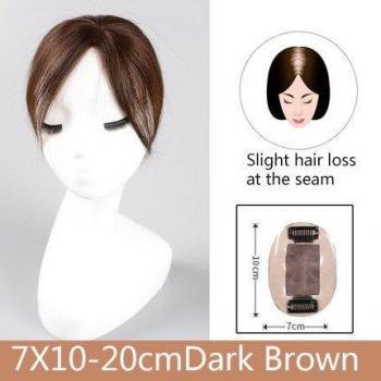 Perruque demi-tête HUAYA, cheveux synthétiques invisibles, duveteuse, accessoires capillaires pour femmes