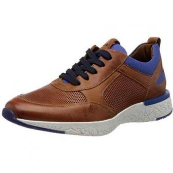 LLOYD Herren Sneaker BANDOS, Whisky/Royal, 43 EU