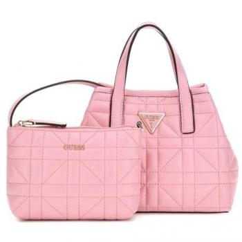 Sac à main rose Guess Latona 21 cm