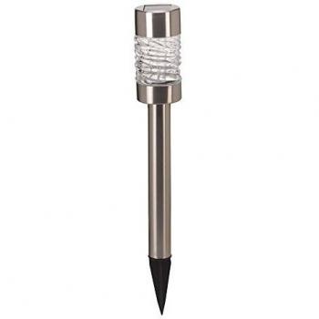 SMART GARDEN 1001001 MARTELLO STAINLESS STEEL BOLLARD SOLAR 56 x 7.6CM