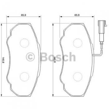 BOSCH Sistema di Freni Integrato 0 986 494 048 – Compatibile con Fiat, Peugeot, Citroën