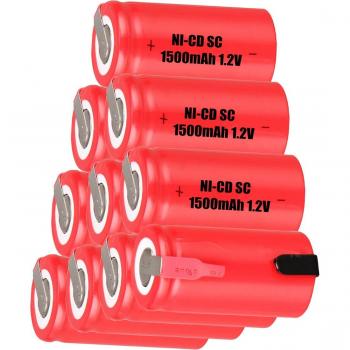 Bateria Reutilizable NICD 1500 mAh 1,2 V – Taladro/Destornillador