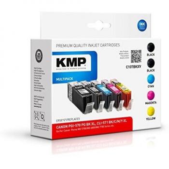 KMP C107BKXV (M, BK, PGBK, C, Y), Druckerpatrone
