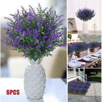 Lifelike Lavender Bouquet for Home Decoration