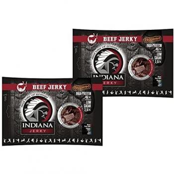 Indiana Jerky Rindfleisch Pfeffer, 2er Pack (2 x 100 g)
