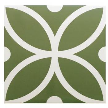 Carrelage Mur/Sol 20×20 cm, effet ciment RIVOLI – BERGEN VERDE