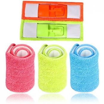 Flat Spray Mops – 3 Pack Microfiber Heads