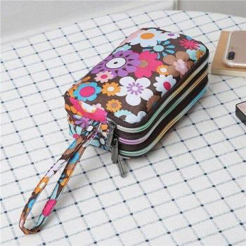 Estuche Organizador Teléfono y Tarjetas Floral