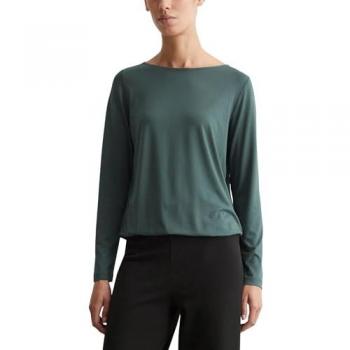 MARC O'POLO Langarmshirt dunkelgrün | L
