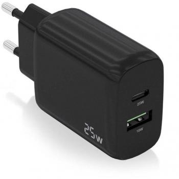 Cargador Aisens 1xUSB Tipo-C 1xUSB 25W