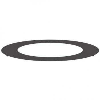 Anello Piatto per Albero in Acciaio, Colore Nero, Ø60/90 cm – VidaXL