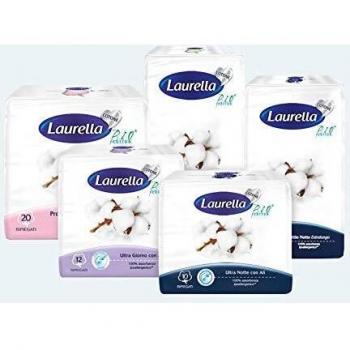 LAURELLA ASSORBENTI COTONE SOTTILE NOTTE 14 PEZZI