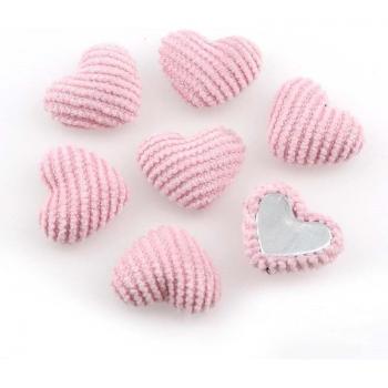 20 Colorful Flannelette Heart Ornaments for Crafts