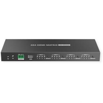Value HDMI 4x4 Matrix Switch Box, 4K60Hz
