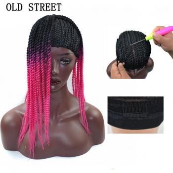 Premium Adjustable Crochet Braid Wig Cap in Black