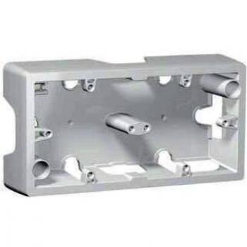 Legrand 2-fach Aufputzgehäuse ultraweiß
