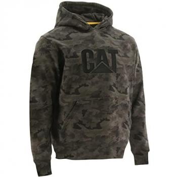 Caterpillar Green Cotton Hooded Sweatshirt