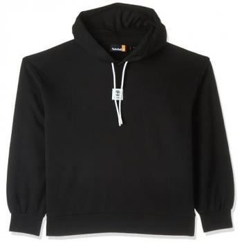 Timberland Damen Munkjacka mit gestapeltem Logo, Schwarz, Größe S