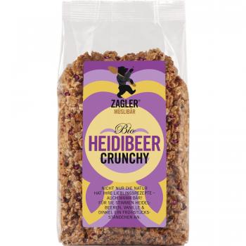 ZAGLER MÜSLIRIEGEL Bio-Heidelbeer-Crunch, 500 g