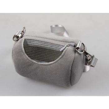 Bolsa de Transporte Rosa y Gris para Hámster PipiFren