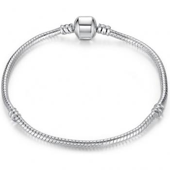 Bracelet Artisanal Or-Rose, Chaîne Serpent – Bamoer PA9007