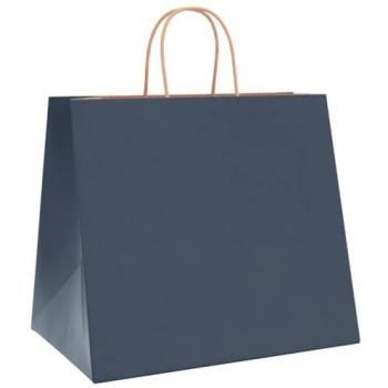 50‑Pack Blue Paper Bag Bundle with Handles – 32×22×28 cm (vidaXL)