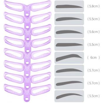 Ultimate Eyebrow Shaping Toolkit – 8 Templates