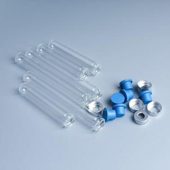 Tube à essai anaérobique 18x150mm pour culture de méthanogènes avec bouchon anaérobique