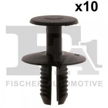 Clip, decorative/protective strip