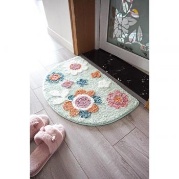 Alfombra con Patrón Florido para Habitaciones