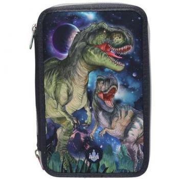 Dino World Astuccio 3-Fach con LED