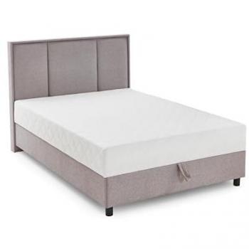 Boxbett ATLANTIC HOME COLLECTION ARLA, beige, B:95cm L:213cm, Taschen-Federkernmatratze, Bettkasten