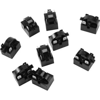 Refrigerator Starter Relay Parts 9Pcs PTC 2/3/4 Pin 12/15/22 Ohm