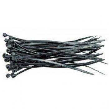 Toya Fascette Nastro Adesivo 370x4,8 mm 100 Pezzi Nero