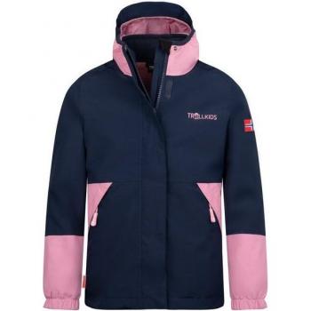 Kjerag Ranger Coat – Dark Navy & Mauve 92 cm