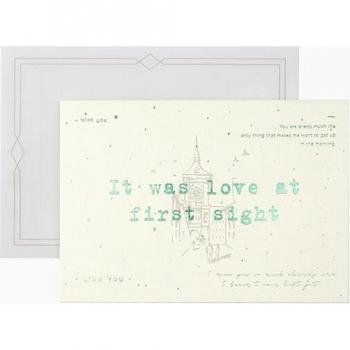 Carte de Vœux Colorée avec Enveloppe Miroir