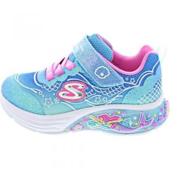 Skechers Blink-Klettschuh im Meerjungfraudesign