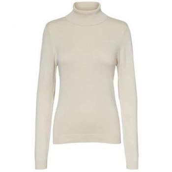 Vero Moda Slim Fit Rollkragenpullover Glory aus Viskose-Mix in Offwhite, Größe XS