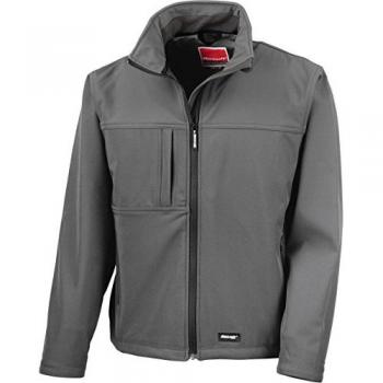 Softshell Classic Jacke Result – Herren – Grau – XL