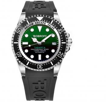 Black Rubber Wristwatch