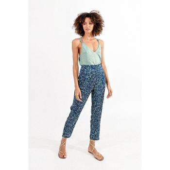 Pantalon court à motifs