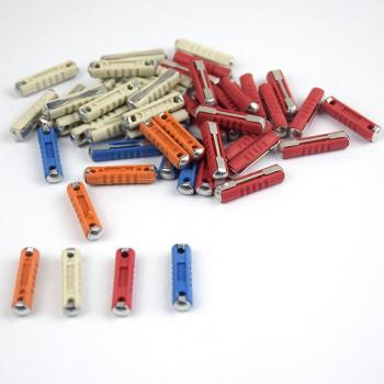 Automotive Ceramic Fuse Kit (50Pcs, 5A, 8A, 16A, 25A)