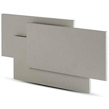 Faro LED rectangular 12W gris 4000K IP20 estilo superpuesto