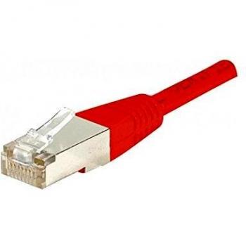 KabelDirekt RJ45 Netzwerkkabel Cat 5e, 0,30 m, rot