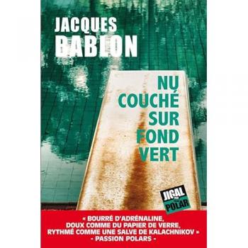 Nu couché sur fond vert