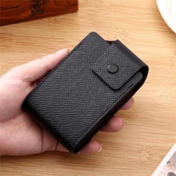 Porte-cartes moderne pour hommes en café/noir/brun